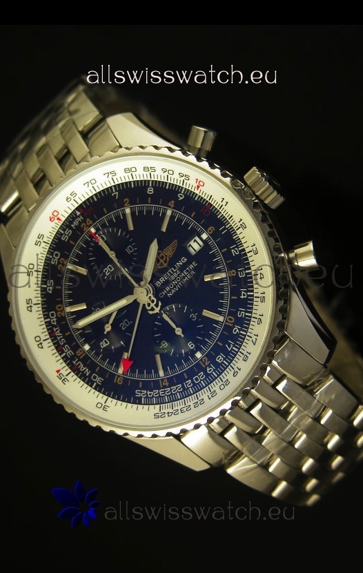 Breitling Navitimer World GMT - 1:1 Mirror Ultimate Edition Black Dial