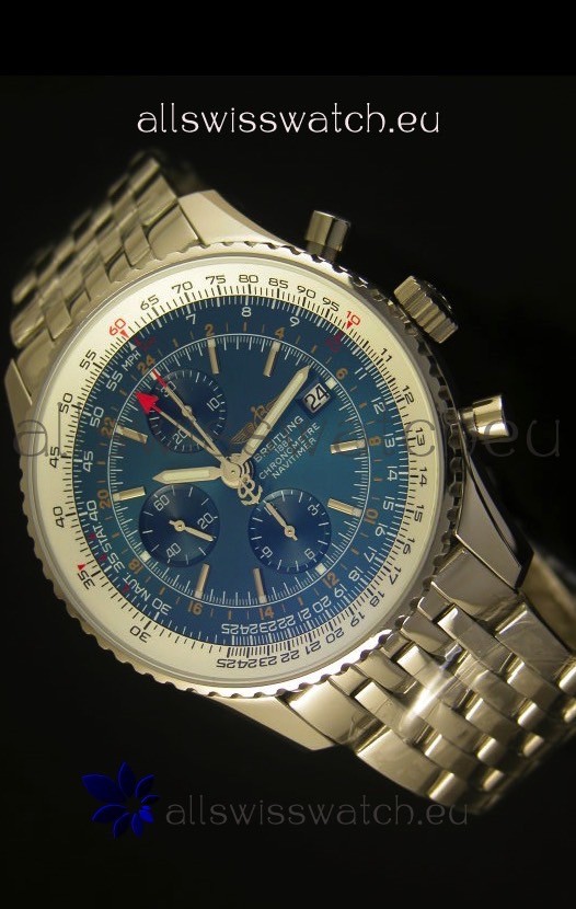 Breitling Navitimer World GMT - 1:1 Mirror Ultimate Edition Blue Dial