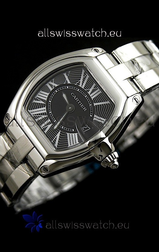 Cartier Roadster Ladies Watch - 1:1 Mirror Replica Watch in Pink Dial