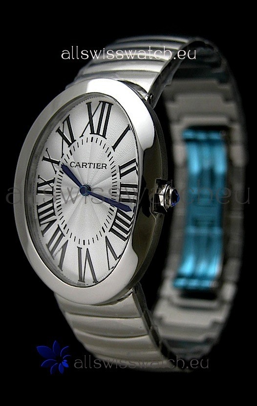 Cartier Ballon de Swiss Replica Watch in White Dial