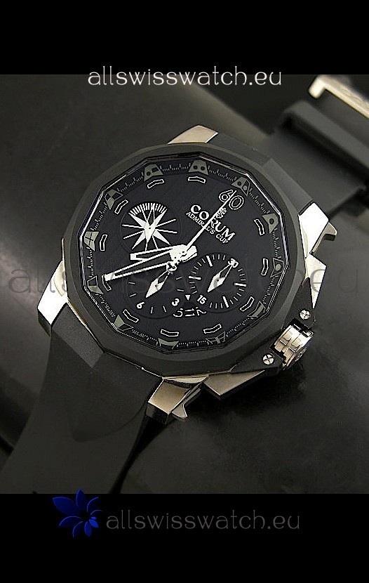 Corum Admiral's Cup Challenge Swiss Replica Watch in Black Dial