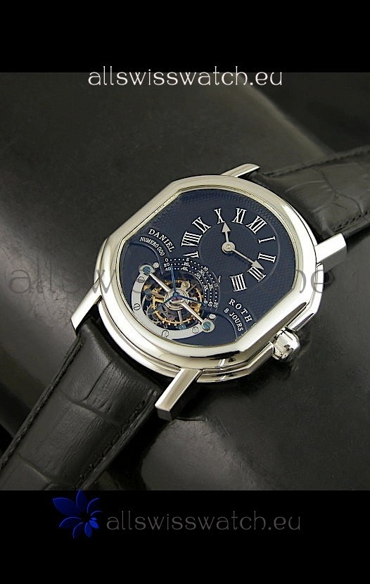 Daniel Roth Classic Tourbillon Swiss Watch in Black Dial