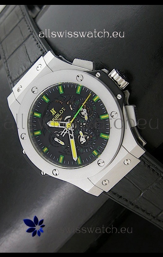 Hublot Big Bang Niemeyer Sandblasted Case Swiss Watch in Steel