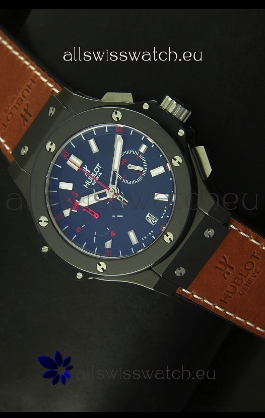 Hublot Big Bang Stainless Ceramic Case/Bezel Swiss Quartz Watch 45MM