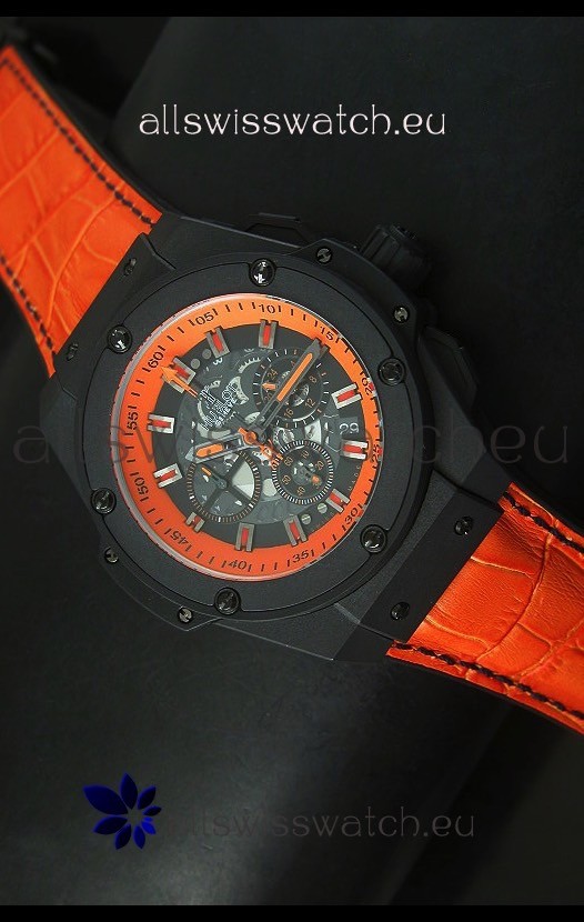 Hublot Big Bang Volcano Skeleton Swiss Quartz Watch 45MM