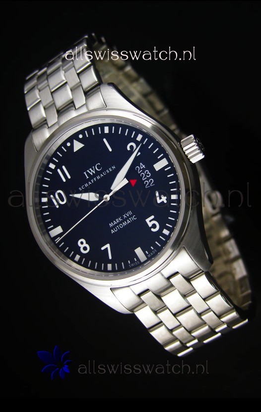 IWC MARK XVII Swiss Replica Watch in Steel Casing - 1:1 Mirror Replica 