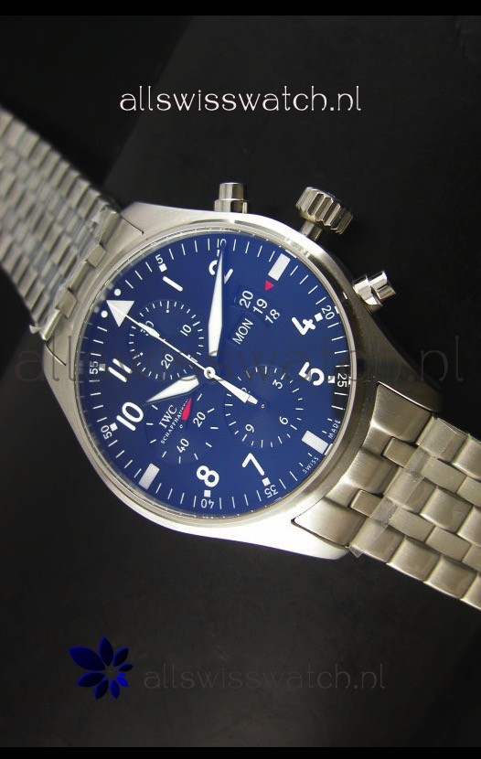 IWC Pilot IW377704 Chronograph Swiss Replica Watch - 1:1 Mirror Replica 