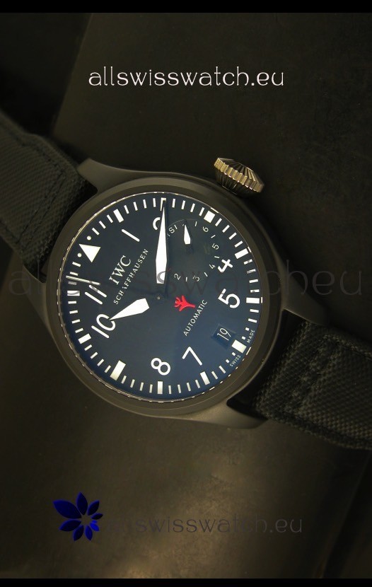 IWC Big Pilot Top Gun Ceramic Case Watch - 1:1 Mirror Replica