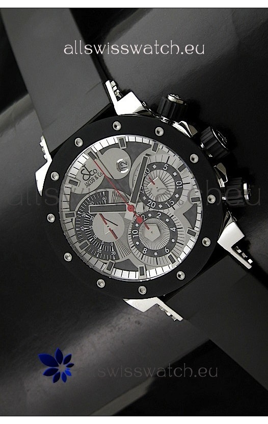 Jacob and Co EPIC II Swiss Watch in Grey Dial