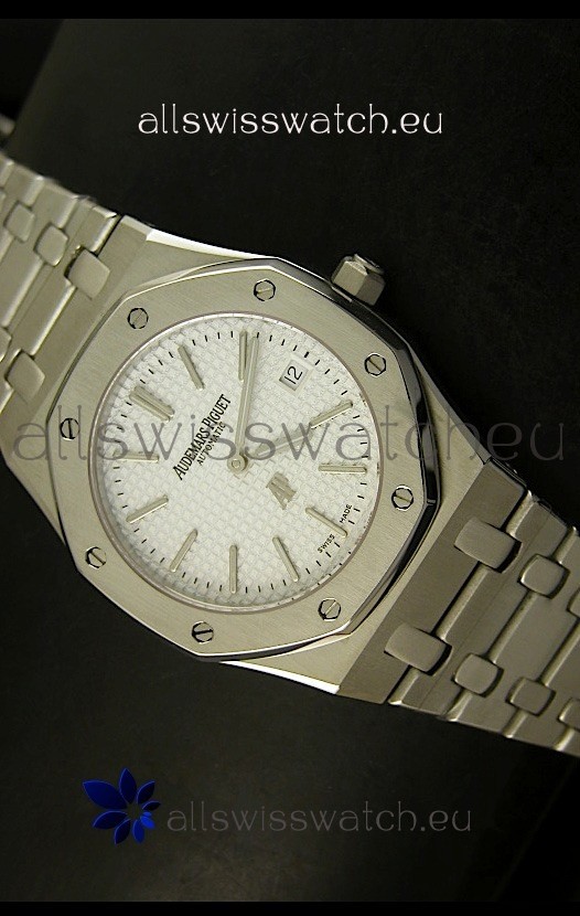 Audemars Piguet Royal Oak Ultra Thin Swiss Replica Watch in White Dial