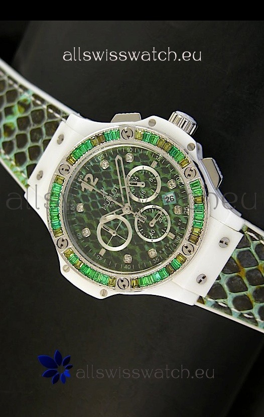 Hublot Big Bang BOA Bang Green Dial/Strap Watch 34MM