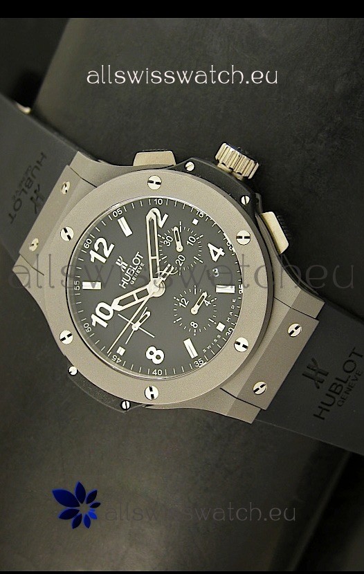 Hublot Big Bang Matte Lightweight Titanium Swiss Replica Watch - 1:1 Mirror Replica