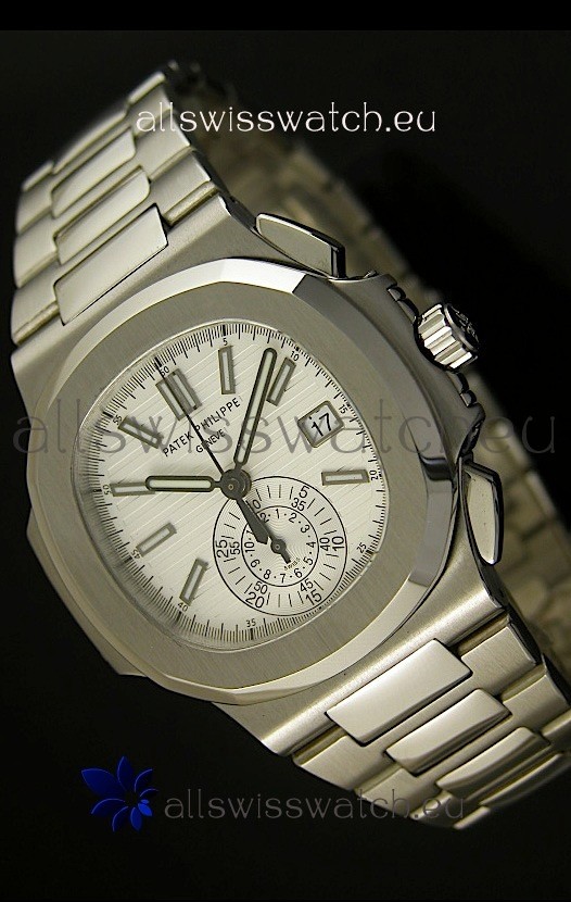 Patek Philippe Nautilus 5980 Chronograph Swiss Replica Watch - 1:1 Mirror Replica