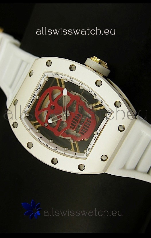 Richard Mille RM052 Skull Tourbillon Swiss Replica Watch Ceramic Case
