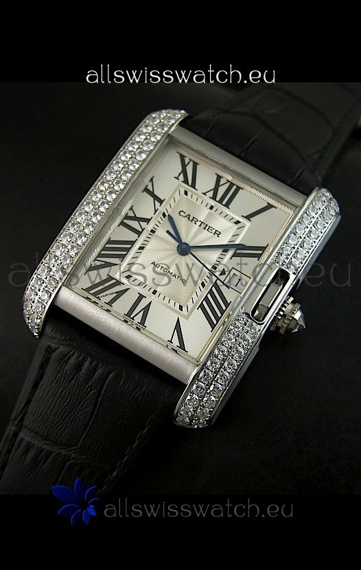 Cartier Tank Swiss Replica Watch 1:1 Mirror Replica Watch - Steel Casing