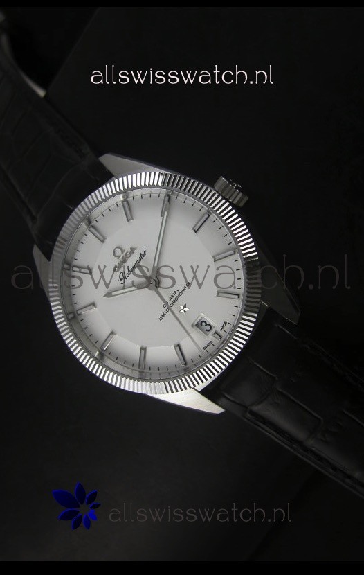 Omega Globemaster Co-Axial Swiss White Dial Stainless Steel - 1:1 Mirror Replica Watch