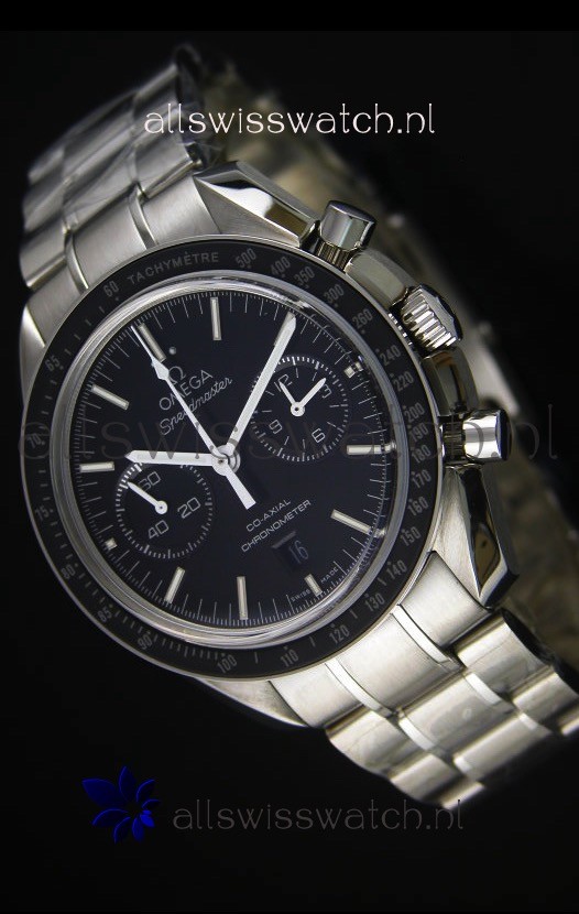 Omega Speedmaster Moon Watch Co-Axial Swiss Watch in Stainless Steel - 1:1 Mirror Replica