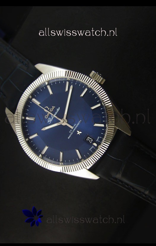 Omega Globemaster Co-Axial Swiss Dark Blue Dial Stainless Steel - 1:1 Mirror Replica Watch