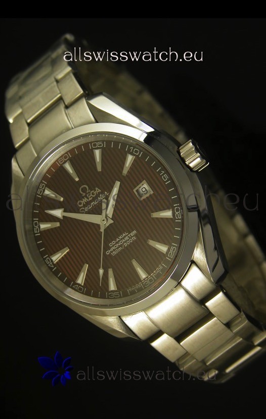 Omega Seamaster Aqua Terra Co-Axial Brown Dial - 1:1 Ultimate Mirror Edition