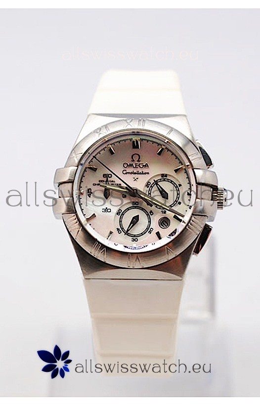 Omega Constellation Ladies Chronograph Replica Watch - 35MM