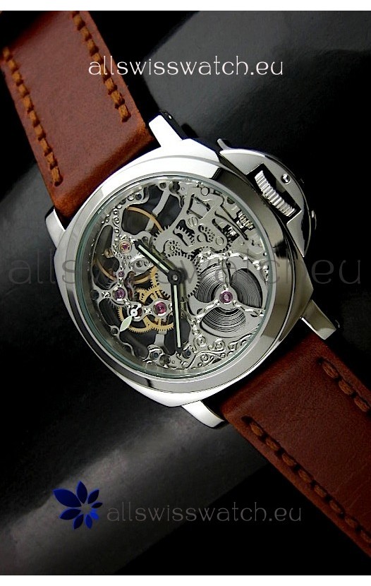 Panerai Luminor Marina Skeleton Dial Swiss Watch