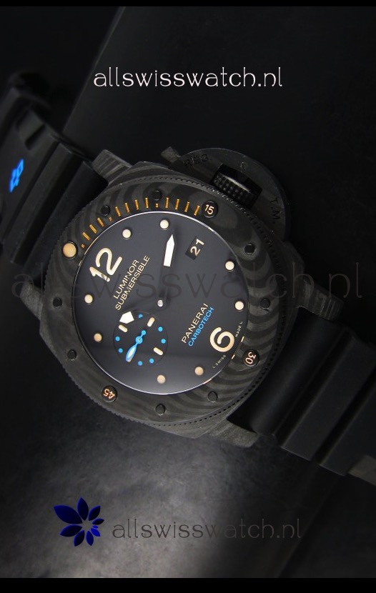 Panerai Luminor 1950 Submersible PAM616 Carbotech Swiss 1:1 Mirror Replica Watch 