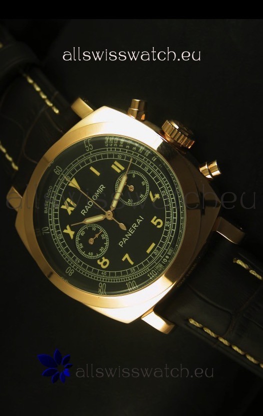 Panerai Radiomir PAM519 1940 Chronograph Rose Gold Watch