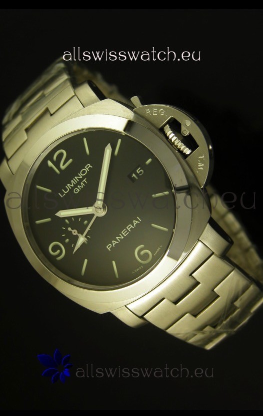 Panerai Luminor GMT PAM320 P.9001 Movement - 1:1 Ultimate Mirror Replica