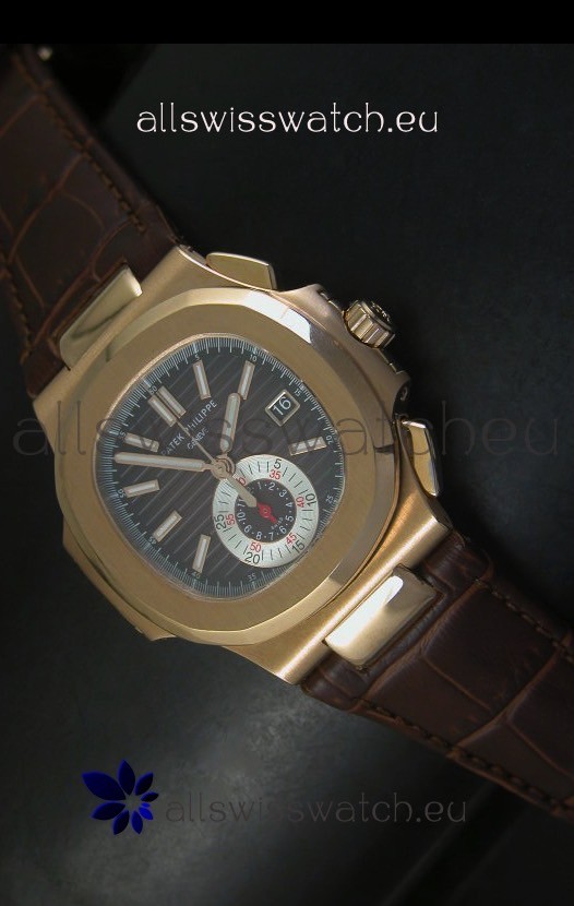 Patek Philippe Nautilus 5980 Black Dial - 1:1 Ultimate Mirror Replica