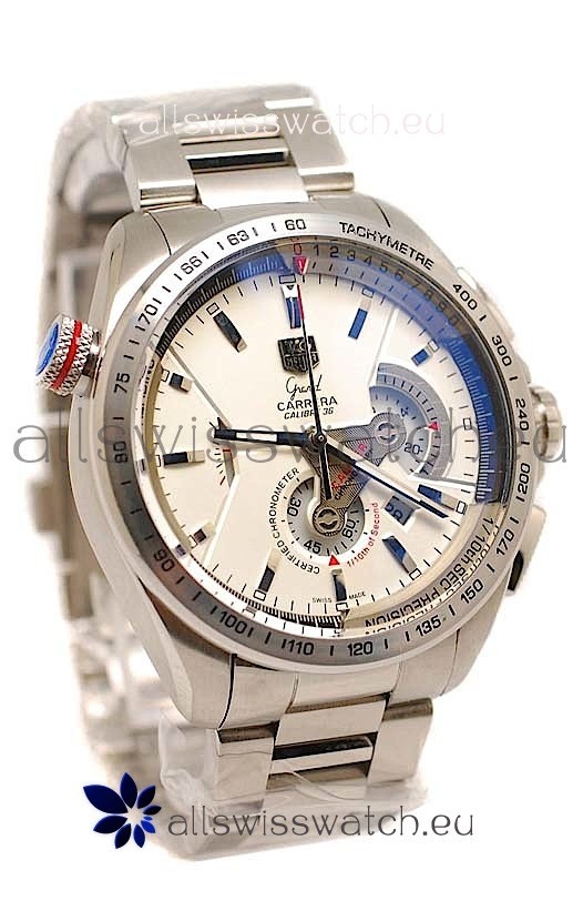 Tag Heuer Grand Carrera Calibre 36 Japanese Replica Steel Watch