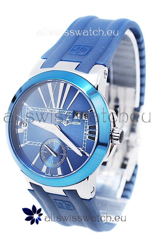 Ulysse Nardin Executive Dual Time Blue Lady's Watch