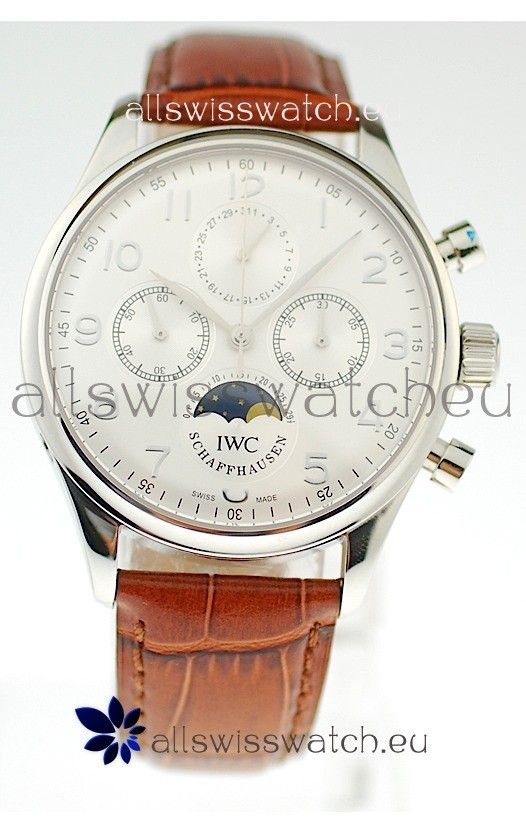 IWC Portuguese Perpetual Calander Swiss Replica Watch