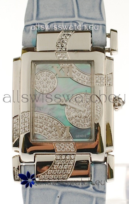 Patek Philippe Twenty Four Swiss Replica Watch in Pearl Dial