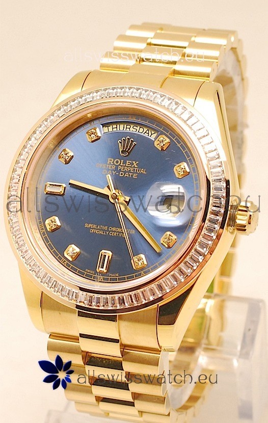 Rolex Day Date II Gold Japanese Replica Watch