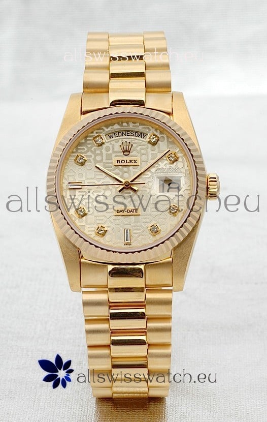 Rolex Day Date Gold Japanese Replica Watch
