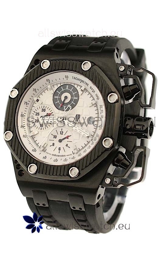 Audemars Piguet Royal Oak Offshore Survivor Swiss Chronograph Watch in White