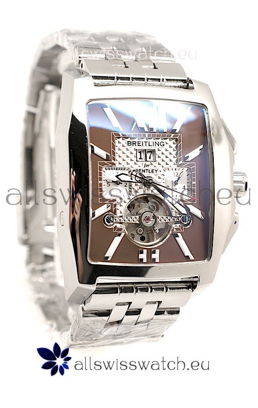 Breitling For Bentley Flying B Japanese Chronograph Watch in Brown Dial