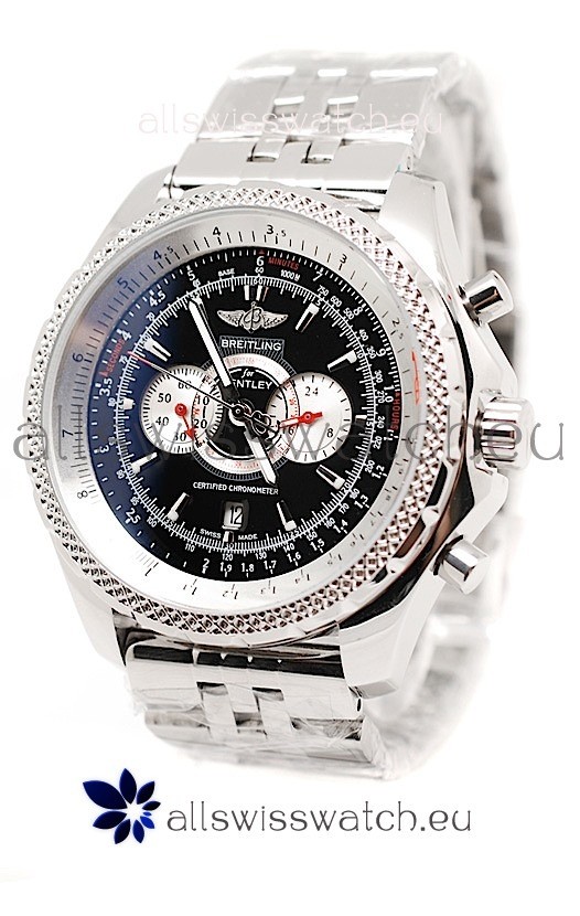 Breitling For Bentley Supersports Japanese Replica Watch in Black Dial