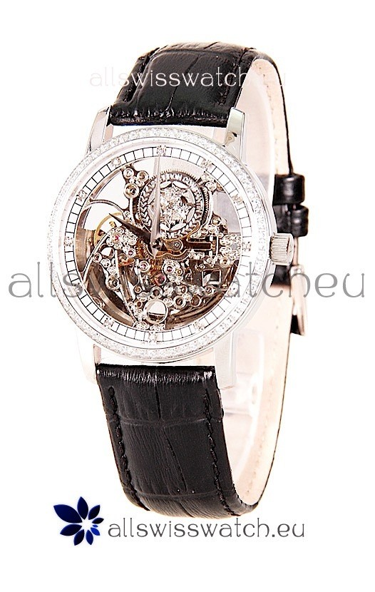 Vacheron Constantin Skeleton Diamonds Swiss Watch