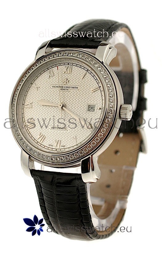 Vacheron Constantin Geneve Japanese Replica Watch in Roman Hour Markers