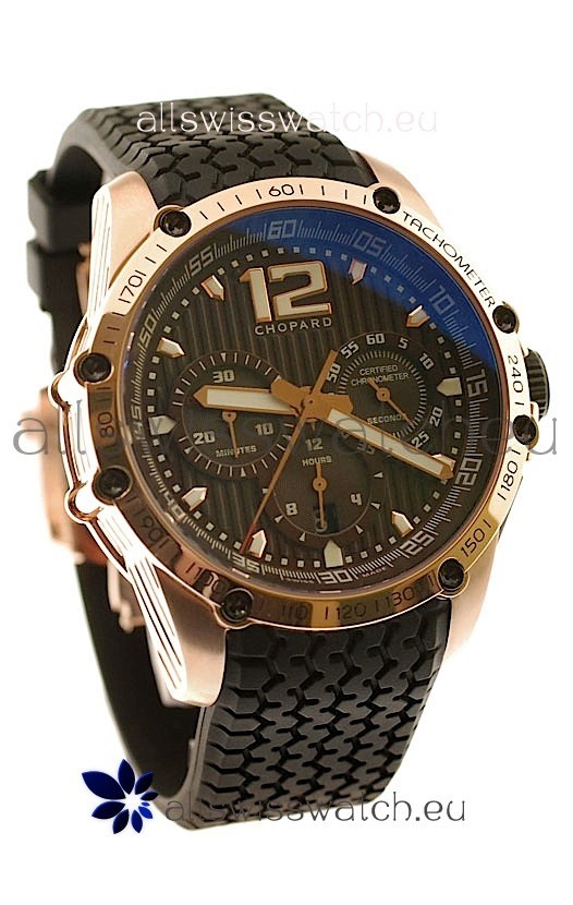 Chopard Classic Racing Superfast Swiss Replica Gold Watch