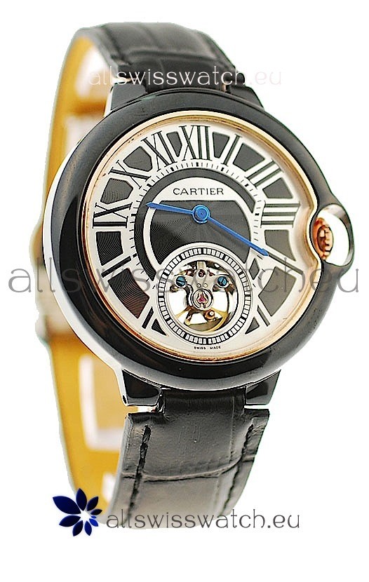 Ballon Bleu De Cartier flying Tourbillon Japanese Replica Watch 