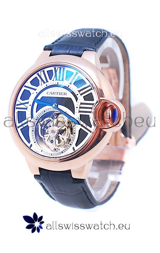 Cartier Ballon de Bleu Flying Tourbillon Swiss Rose Gold Watch