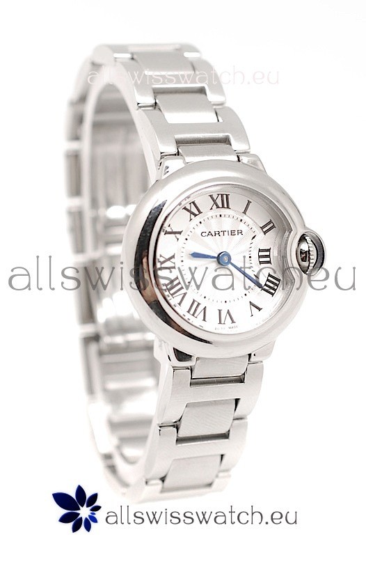 Cartier Ballon Swiss Ladies Wristwatch in Steel