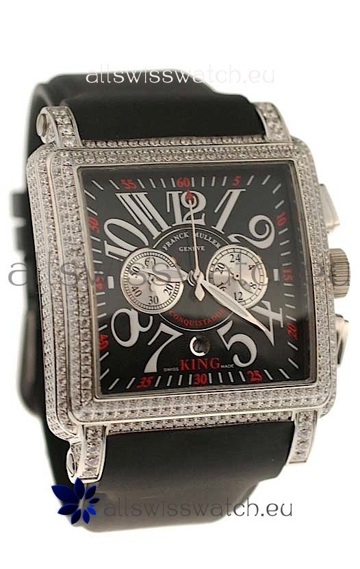 Franck Muller Master of Complications Swiss Replica Watch in Black Dial