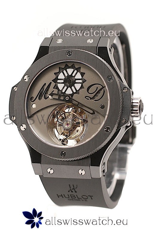 Hublot Big Bang Tourbillon MD Solo Bang Swiss Replica PVD Watch