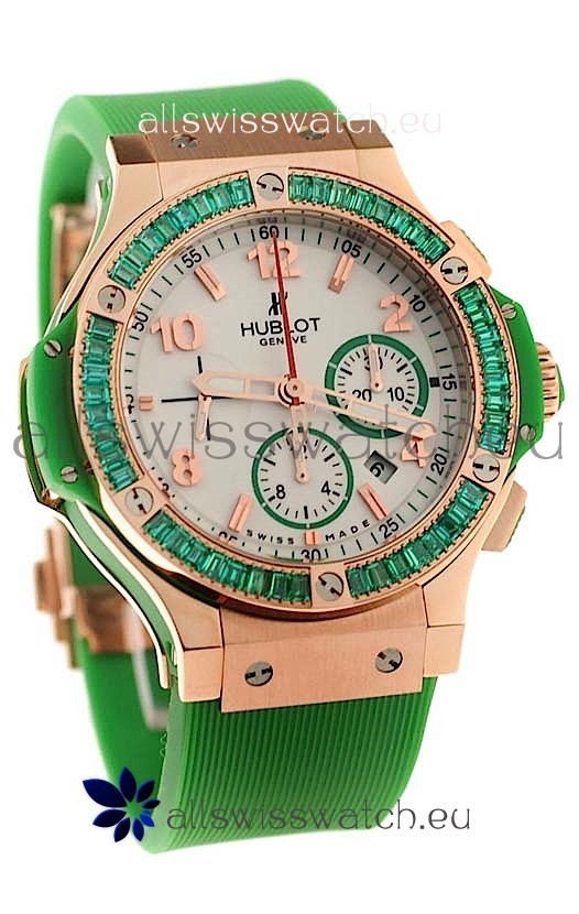 Hublot Gold Big Bang Tutti Frutti Apple Swiss Replica Watch