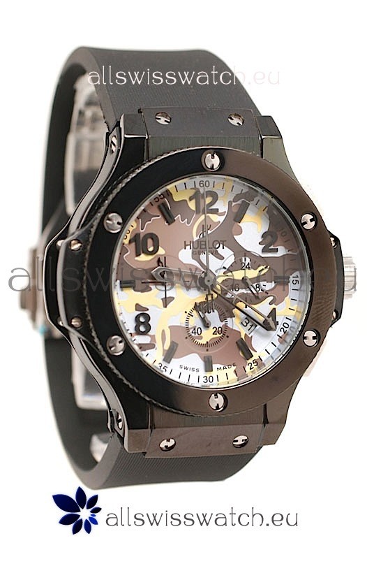 Hublot Big Bang Commando White Camouflage Japanese Watch