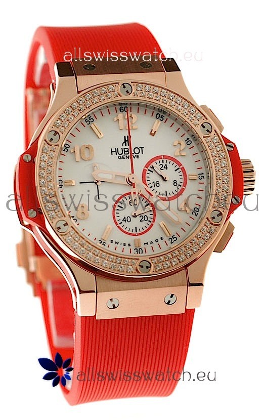 Hublot Big Bang Red Carat Swiss Replica Watch