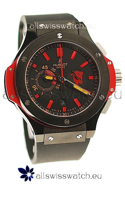 Hublot Big Bang Red Devil Swiss Watch in Ceramic Case
